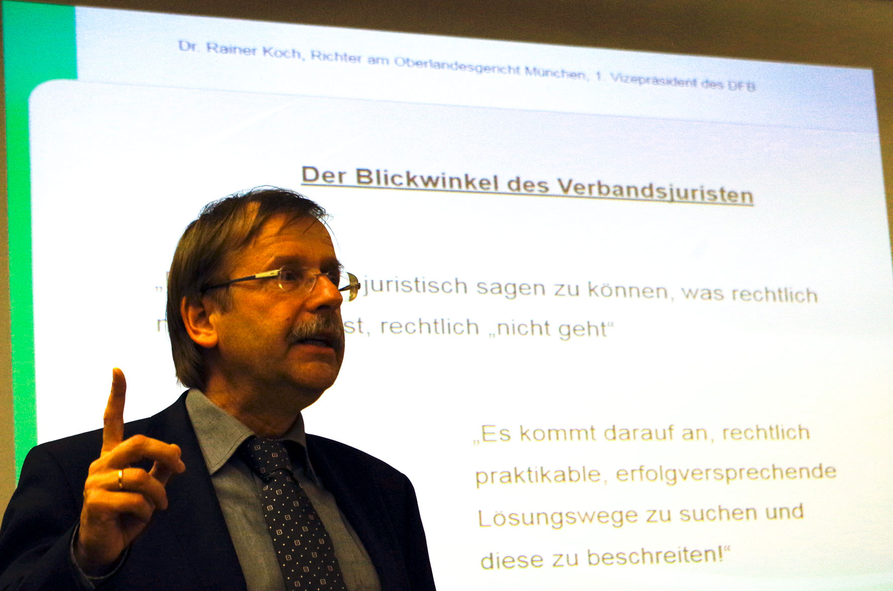 Der DFB An Der Universität Zu Köln · Prof. Dr. Jan F. Orth LL.M.