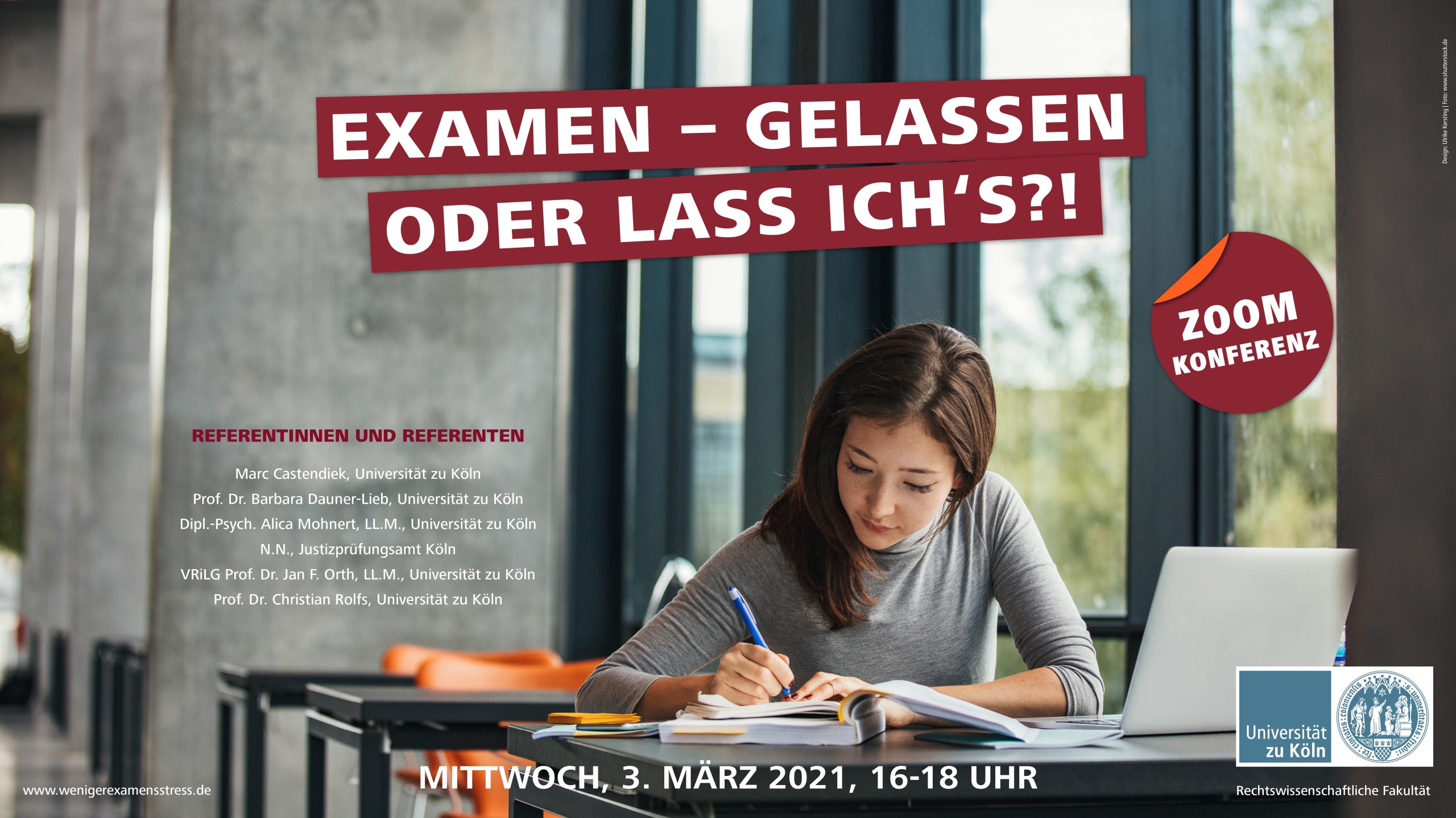 Zoom-Konferenz Für Studierende Gegen Examensstress Und -angst [www ...